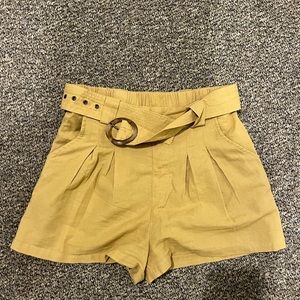 American Eagle Flowy Shorts with Belt